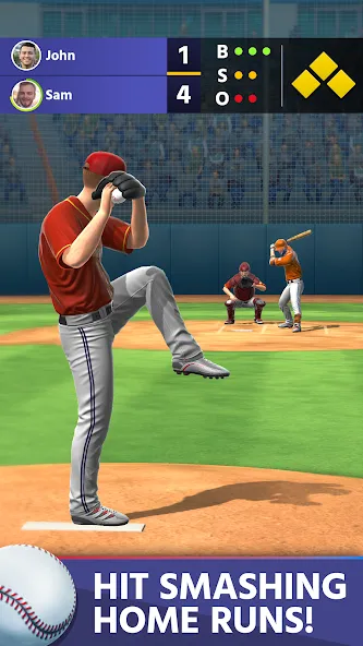 Baseball: Home Run Sports Game (Бейсбол) [МОД Меню] APK Android Screenshot 2