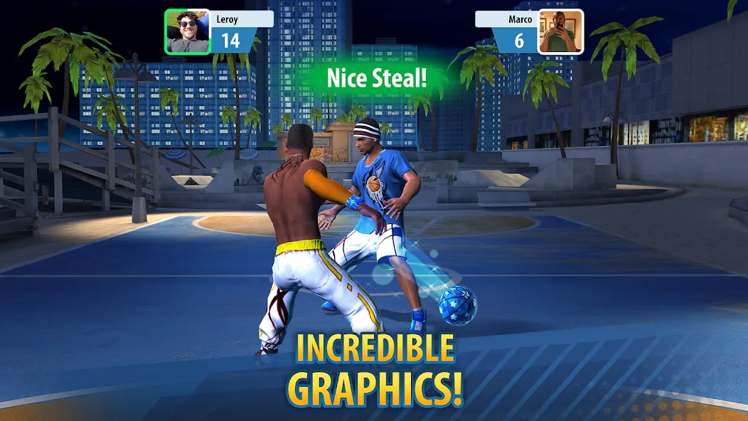 Basketball Stars: Multiplayer (Баскетбол Старс) [МОД Mega Pack] APK Android Screenshot 4