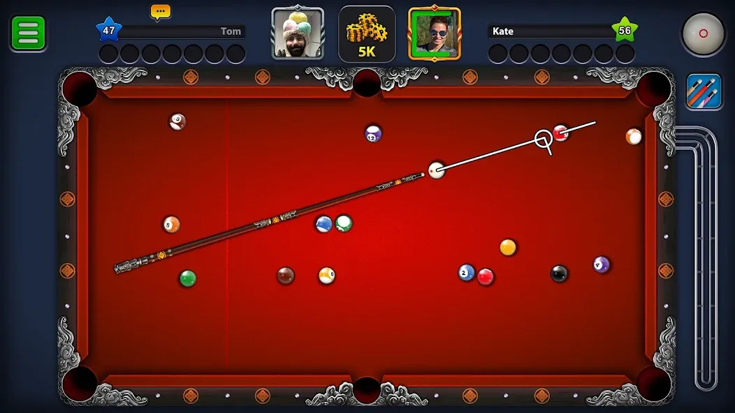 8 Ball Pool (Шаровый Бильярд) [МОД Меню] APK Android Screenshot 2