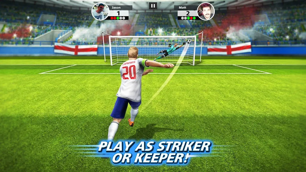Football Strike: Online Soccer (Футбольный забастовка) [МОД Premium] APK Android Screenshot 1