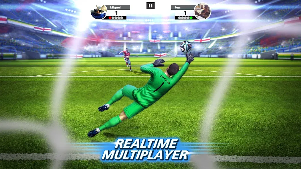 Football Strike: Online Soccer (Футбольный забастовка) [МОД Premium] APK Android Screenshot 2