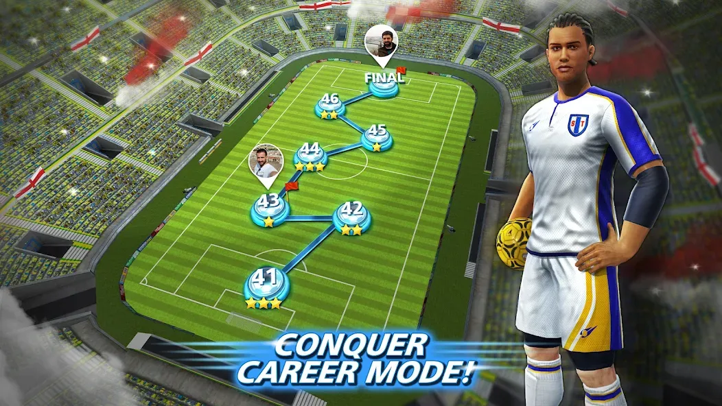 Football Strike: Online Soccer (Футбольный забастовка) [МОД Premium] APK Android Screenshot 5