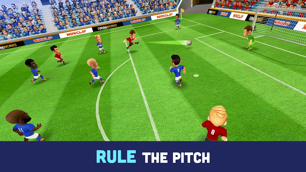 Mini Football - Mobile Soccer (Мини Футбол) [МОД Много денег] APK Android Screenshot 3