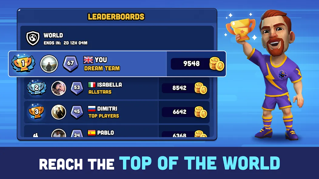 Mini Football - Mobile Soccer (Мини Футбол) [МОД Много денег] APK Android Screenshot 5