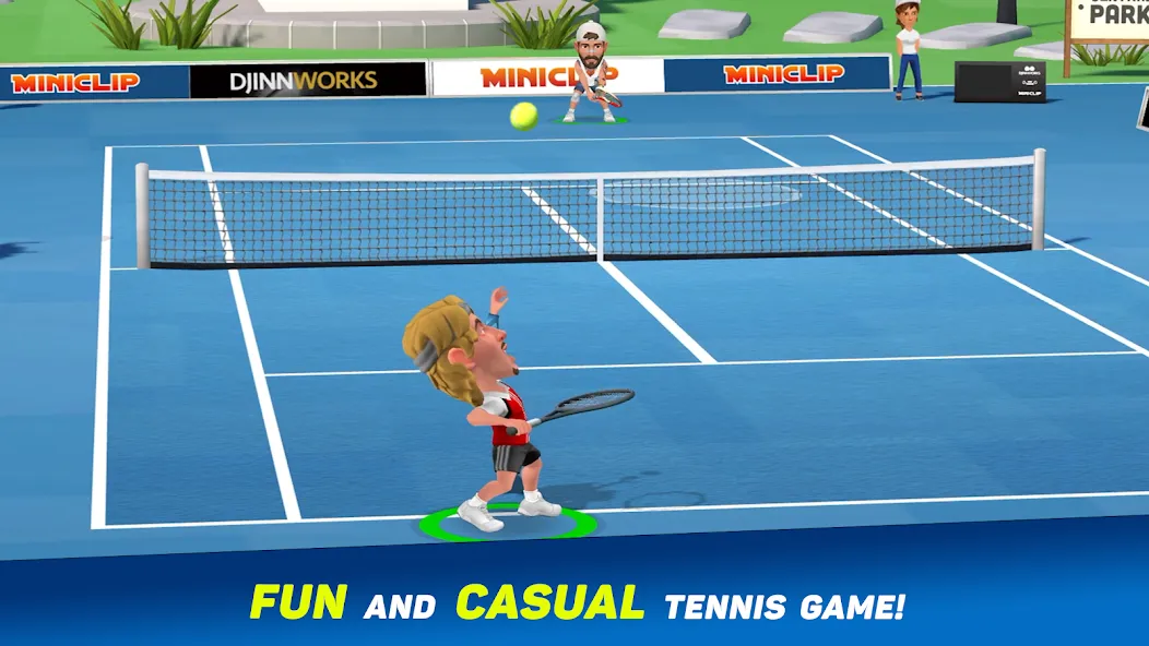 Mini Tennis: Perfect Smash (Мини Теннис) [МОД Mega Pack] APK Android Screenshot 1