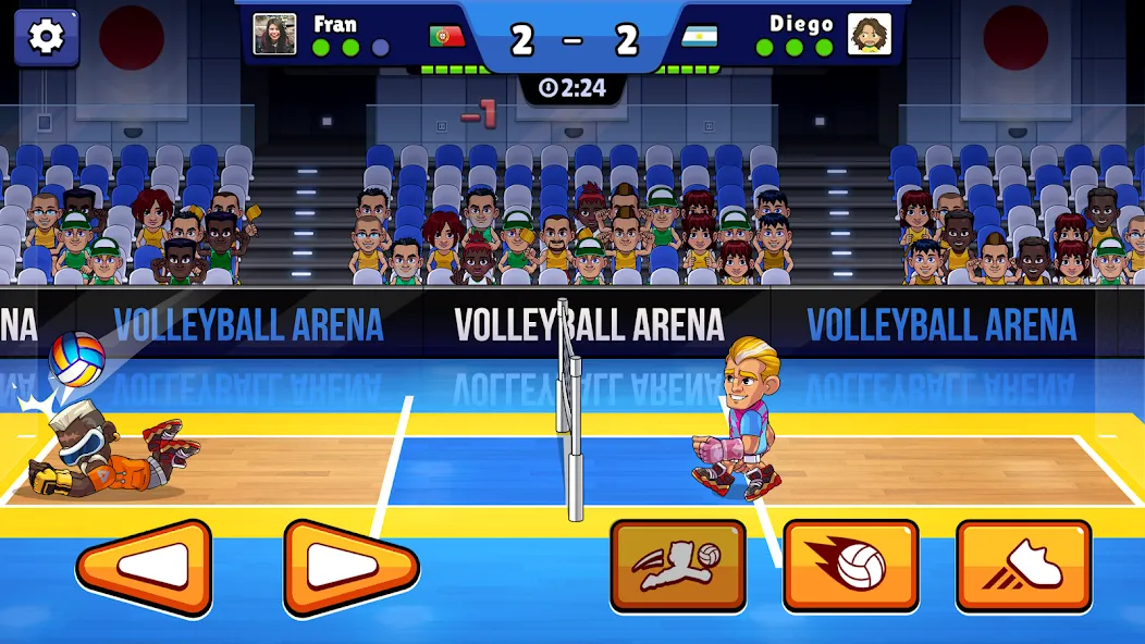 Volleyball Arena: Spike Hard (Волейбольная арена) [МОД Premium] APK Android Screenshot 1