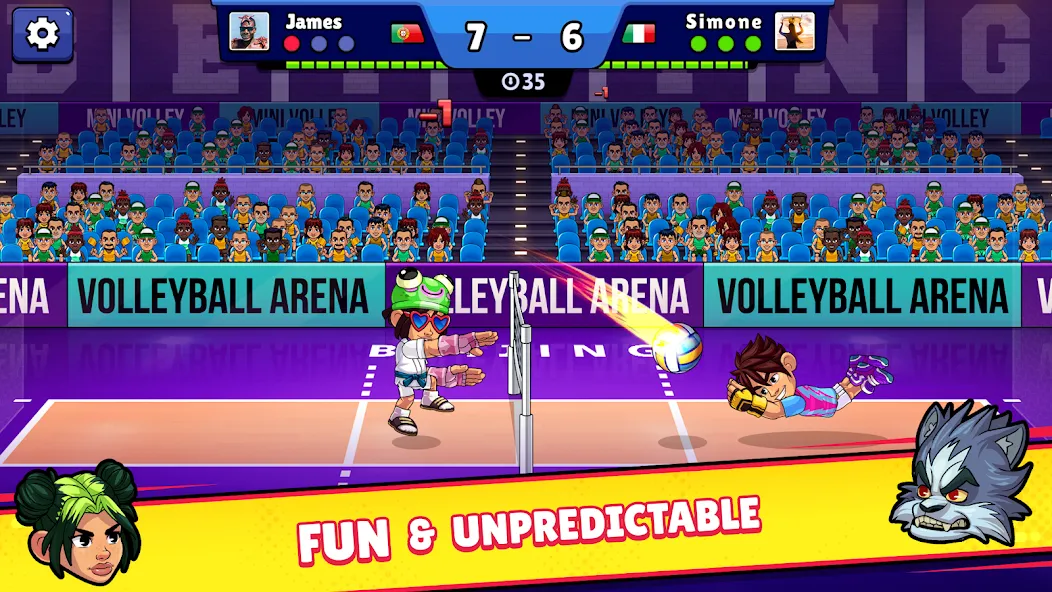 Volleyball Arena: Spike Hard (Волейбольная арена) [МОД Premium] APK Android Screenshot 2