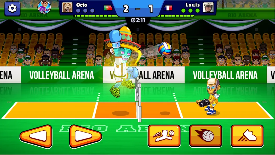 Volleyball Arena: Spike Hard (Волейбольная арена) [МОД Premium] APK Android Screenshot 3