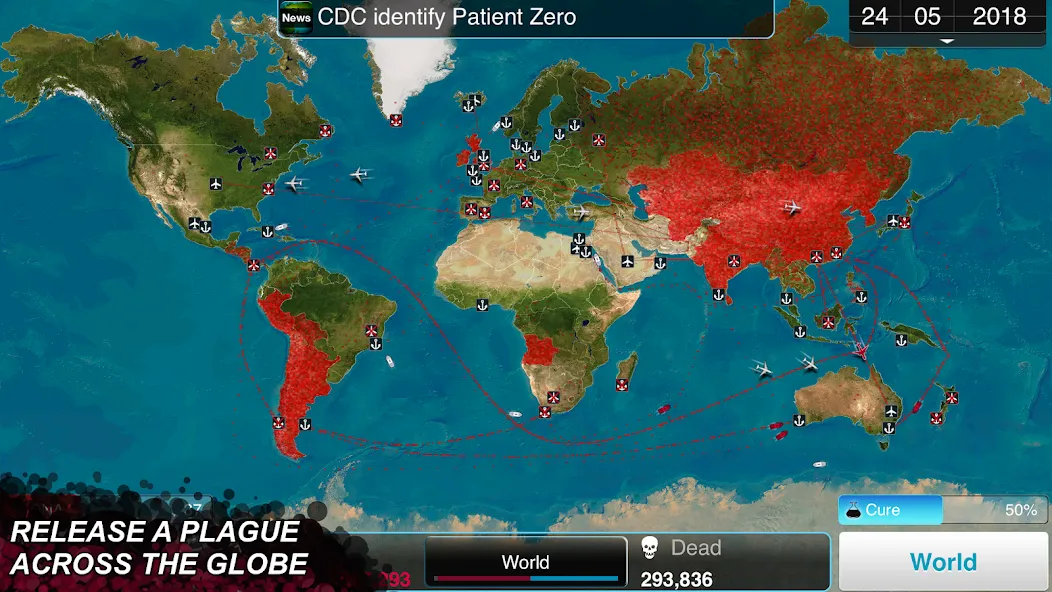 Plague Inc. [МОД Бесконечные монеты] APK Android Screenshot 2