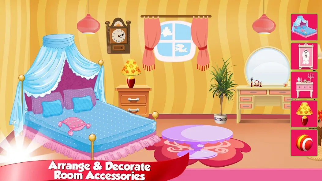 Girl Doll House Design & Clean [МОД Unlocked] APK Android Screenshot 4