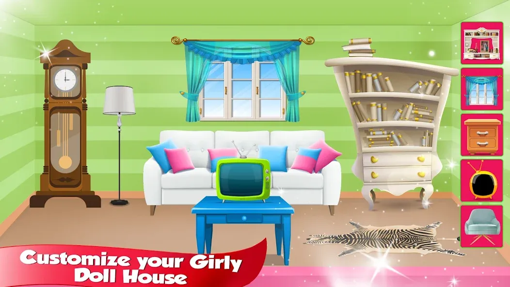 Girl Doll House Design & Clean [МОД Unlocked] APK Android Screenshot 5