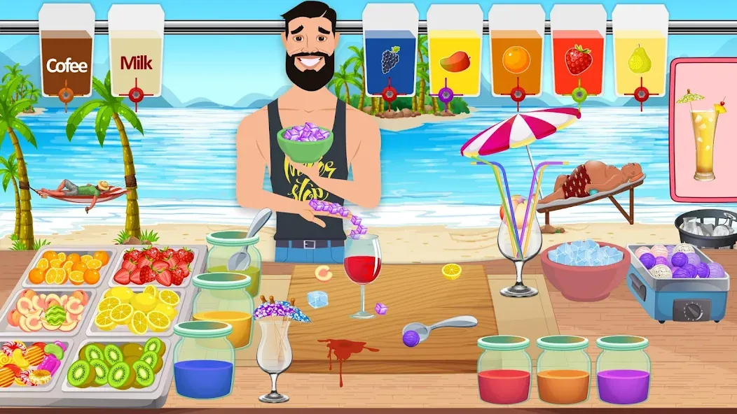 Boba cocktail:DIY recipe games [МОД Бесконечные монеты] APK Android Screenshot 5