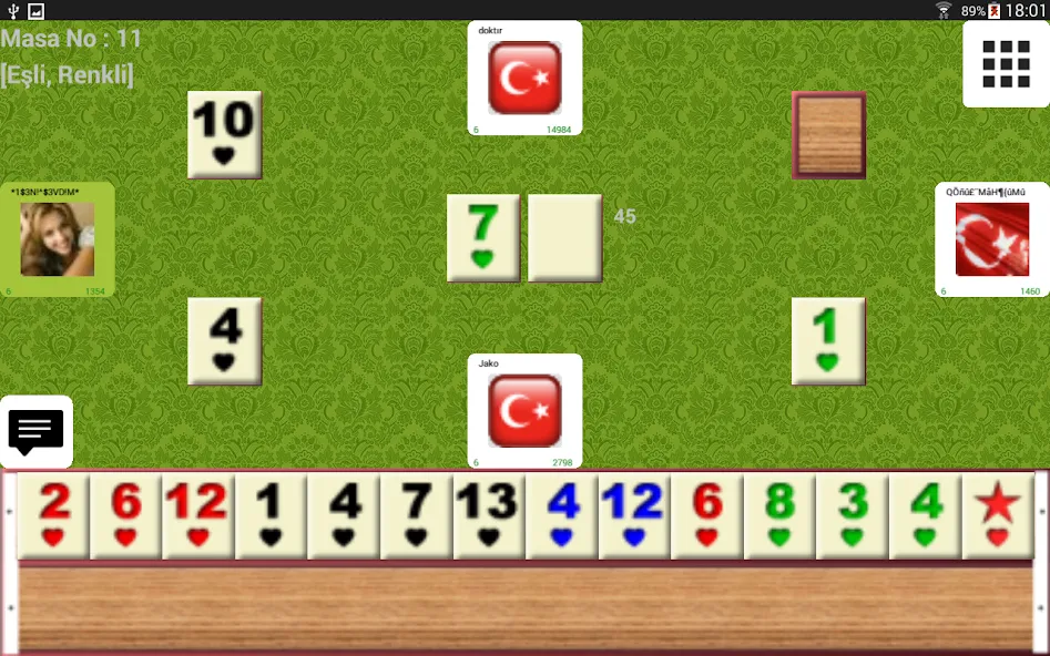 miniOKEY Online Okey Oyunu (миниОКЕЙ Онлайн Океи Ойуну) [МОД Mega Pack] APK Android Screenshot 4