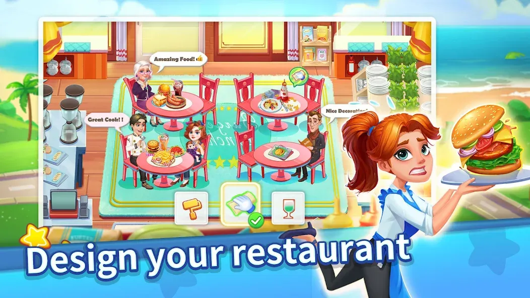 Cooking Master Adventure Games (Кукинг Мастер) [МОД Бесконечные монеты] APK Android Screenshot 2