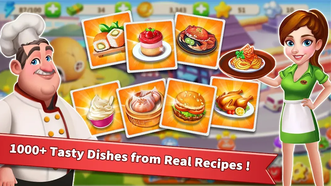 Rising Super Chef - Cook Fast (Райзинг Супер Шеф) [МОД Меню] APK Android Screenshot 5