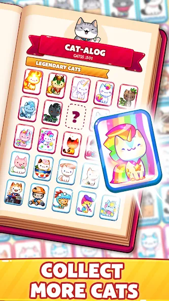 Cat Game - The Cats Collector! [МОД Меню] APK Android Screenshot 4