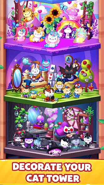 Cat Game - The Cats Collector! [МОД Меню] APK Android Screenshot 5