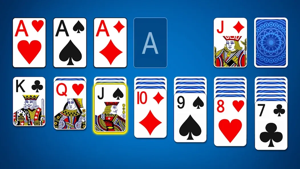 Solitaire Card Game (Солитер карточная игра) [МОД Меню] APK Android Screenshot 1