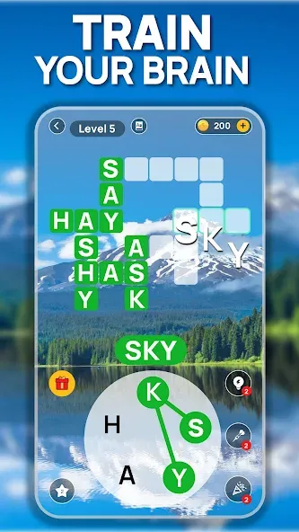 Word Scenery: Crossword (Ворд Трип) [МОД Unlocked] APK Android Screenshot 1