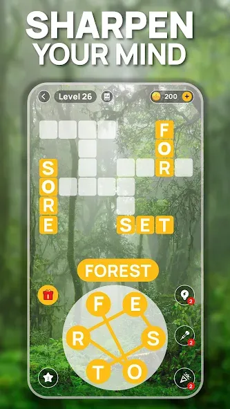 Word Scenery: Crossword (Ворд Трип) [МОД Unlocked] APK Android Screenshot 2