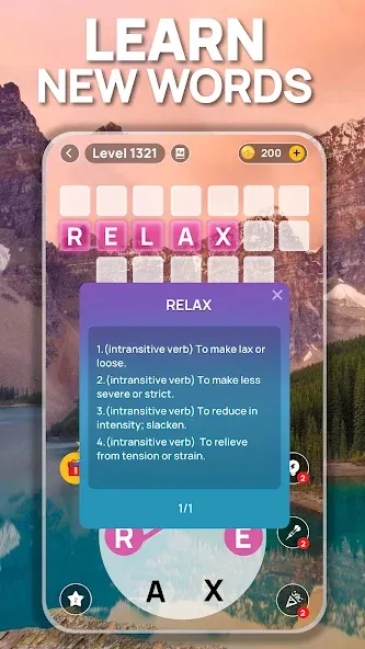 Word Scenery: Crossword (Ворд Трип) [МОД Unlocked] APK Android Screenshot 3