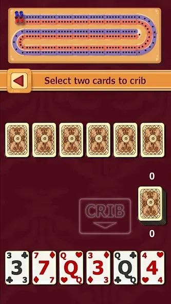 Cribbage (Криббидж) [МОД Все открыто] APK Android Screenshot 1