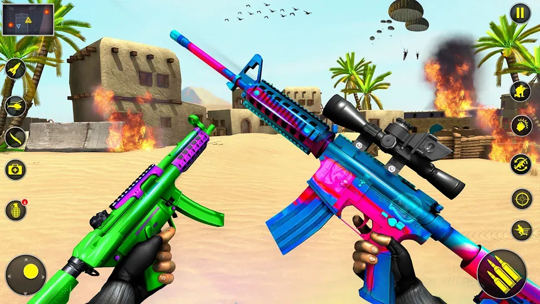 Fps Shooting Strike: Gun Games [МОД Меню] APK Android Screenshot 2