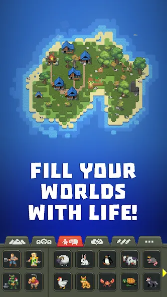 WorldBox - Sandbox God Sim (ВорлдБокс) [МОД Premium] APK Android Screenshot 2