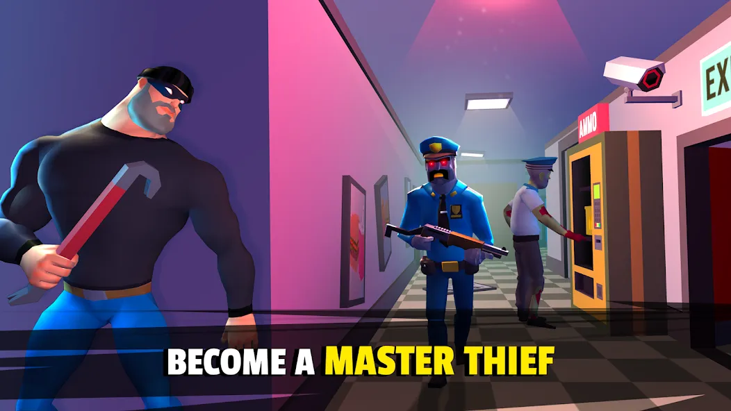 Robbery Madness 2:Stealth game (Робери Маднесс 2) [МОД Premium] APK Android Screenshot 1