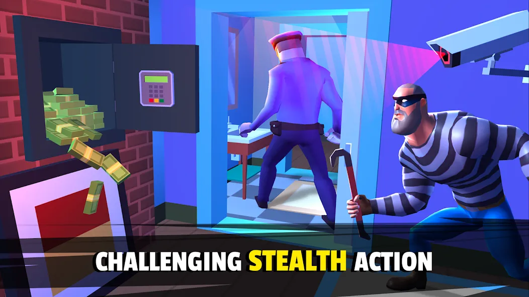 Robbery Madness 2:Stealth game (Робери Маднесс 2) [МОД Premium] APK Android Screenshot 3