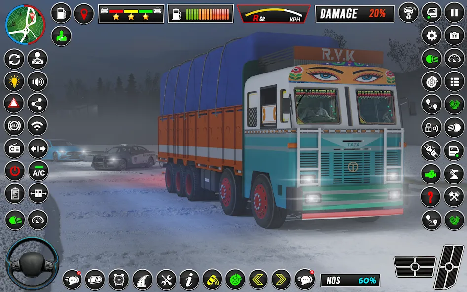 Indian Truck Game 3d Truck sim (Трак Геймс Драйвинг Симулятор) [МОД Много денег] APK Android Screenshot 1