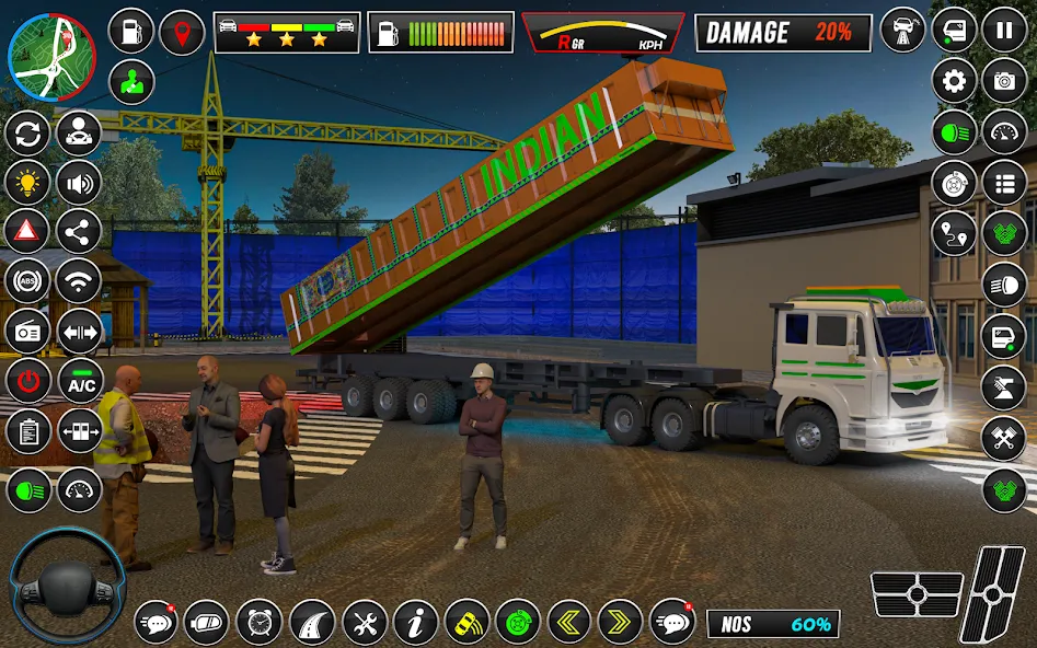 Indian Truck Game 3d Truck sim (Трак Геймс Драйвинг Симулятор) [МОД Много денег] APK Android Screenshot 5