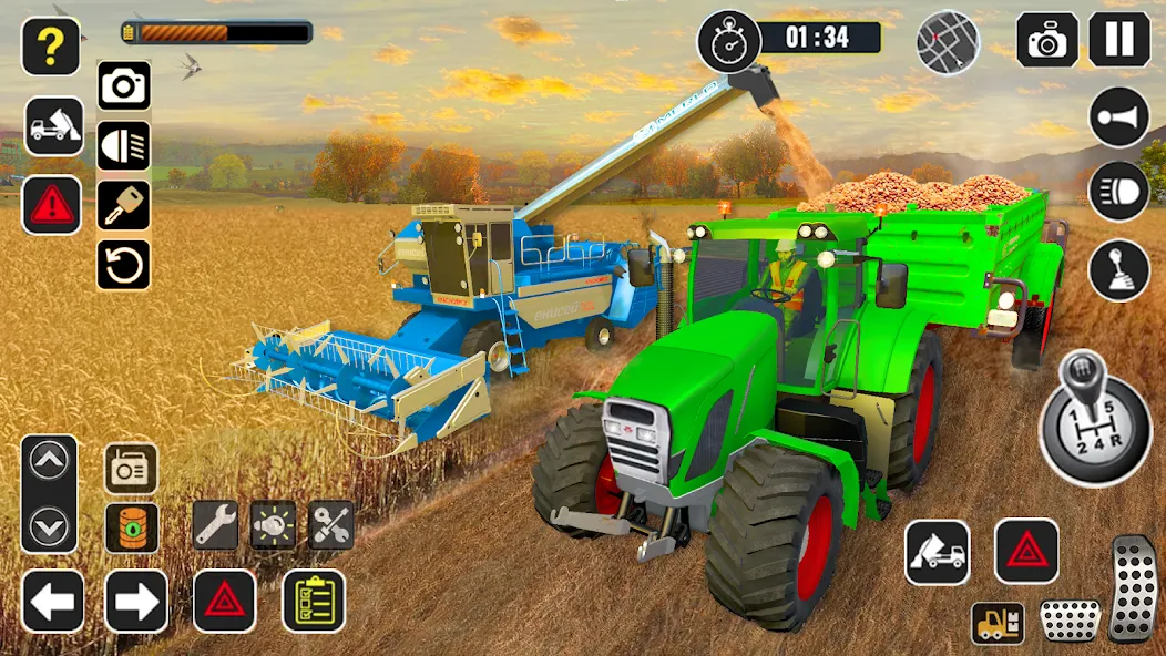 Tractor Farming Game Harvester [МОД Premium] APK Android Screenshot 4