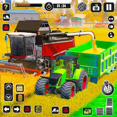 Tractor Farming Game Harvester [МОД Premium] APK Android