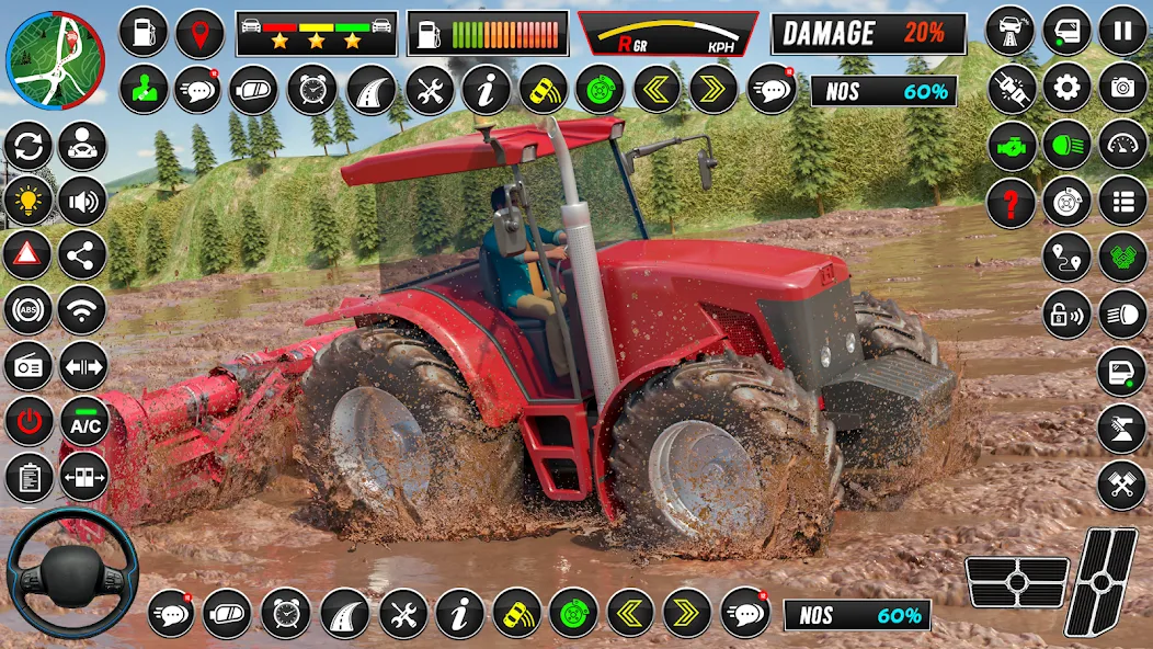 Indian Tractor Games Simulator [МОД Mega Pack] APK Android Screenshot 1