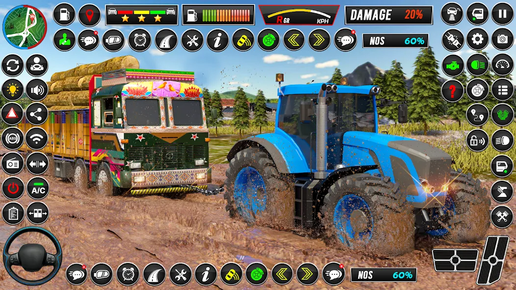 Indian Tractor Games Simulator [МОД Mega Pack] APK Android Screenshot 2