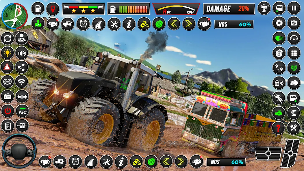Indian Tractor Games Simulator [МОД Mega Pack] APK Android Screenshot 3