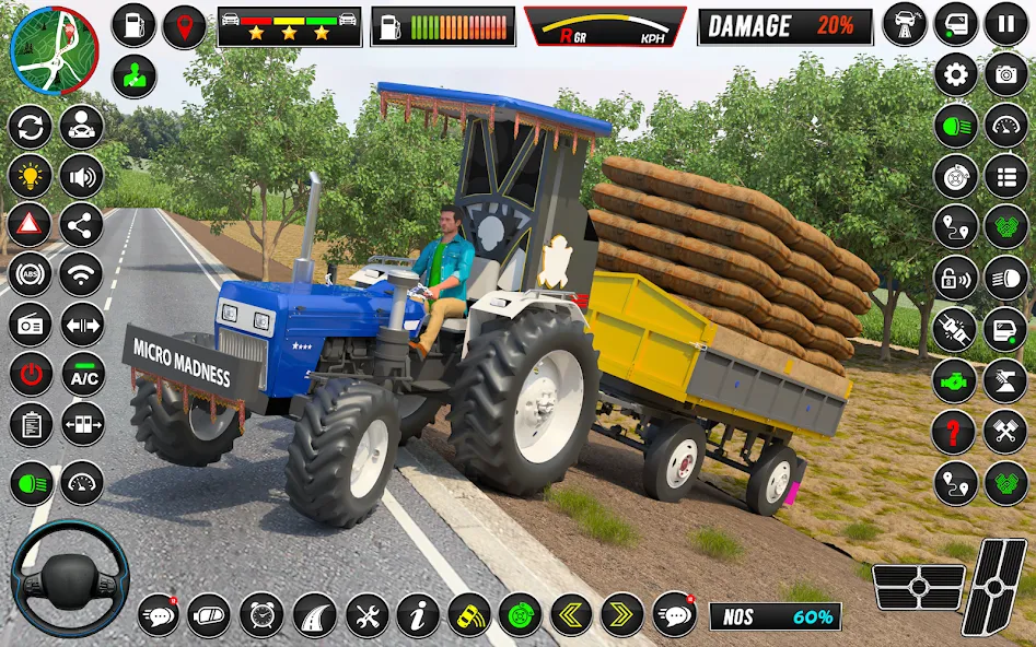 Indian Tractor Games Simulator [МОД Mega Pack] APK Android Screenshot 4