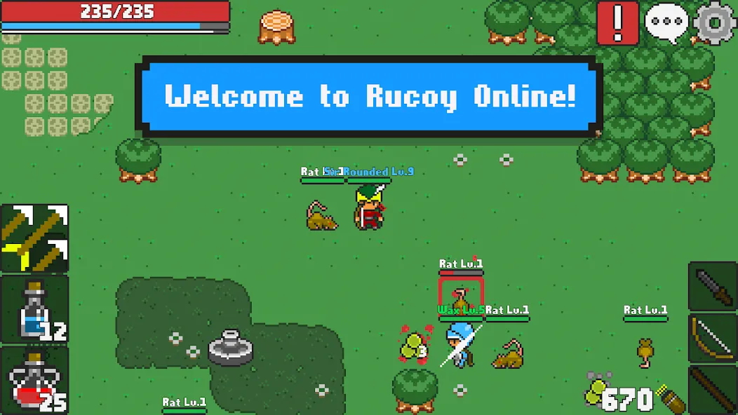 Rucoy Online - MMORPG MMO RPG (Рукой Онлайн) [МОД Все открыто] APK Android Screenshot 1