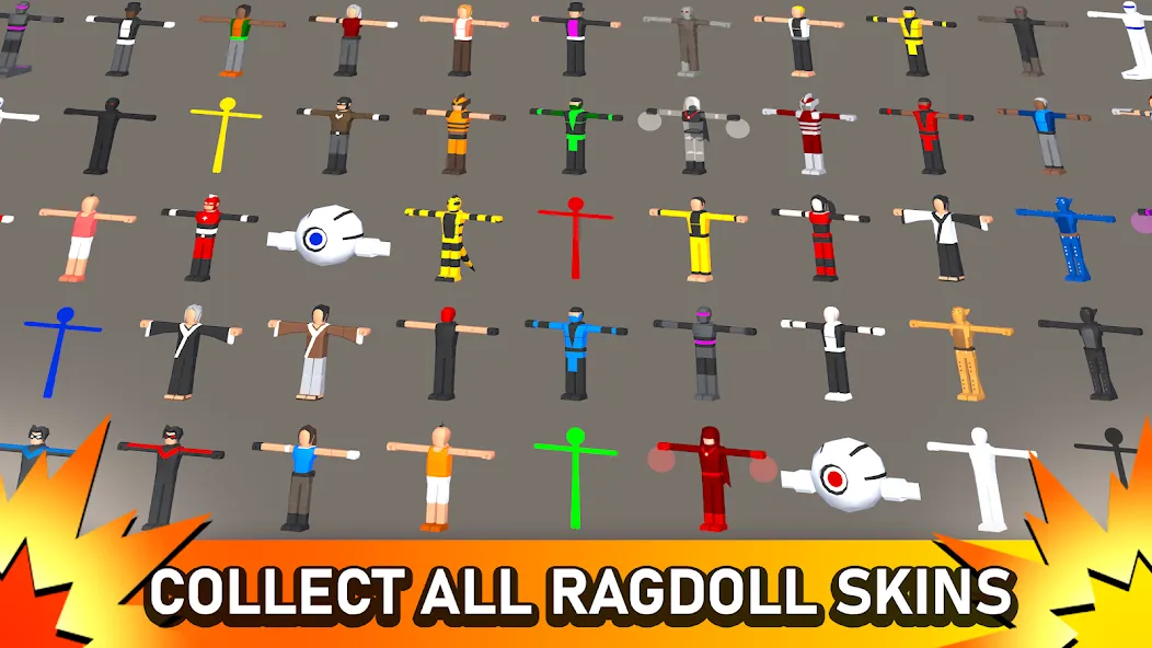 Smashgrounds.io: Ragdoll Arena [МОД Unlocked] APK Android Screenshot 5