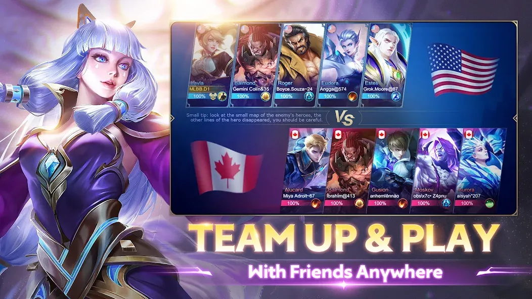 Mobile Legends: Bang Bang (Мобильные Легенды) [МОД Много денег] APK Android Screenshot 3