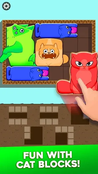 Block Puzzle Cats (Блок Пазл Кошки) [МОД Unlocked] APK Android Screenshot 1