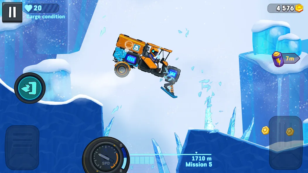 Rovercraft 2: Race a space car (Роверкрафт 2) [МОД Много денег] APK Android Screenshot 2
