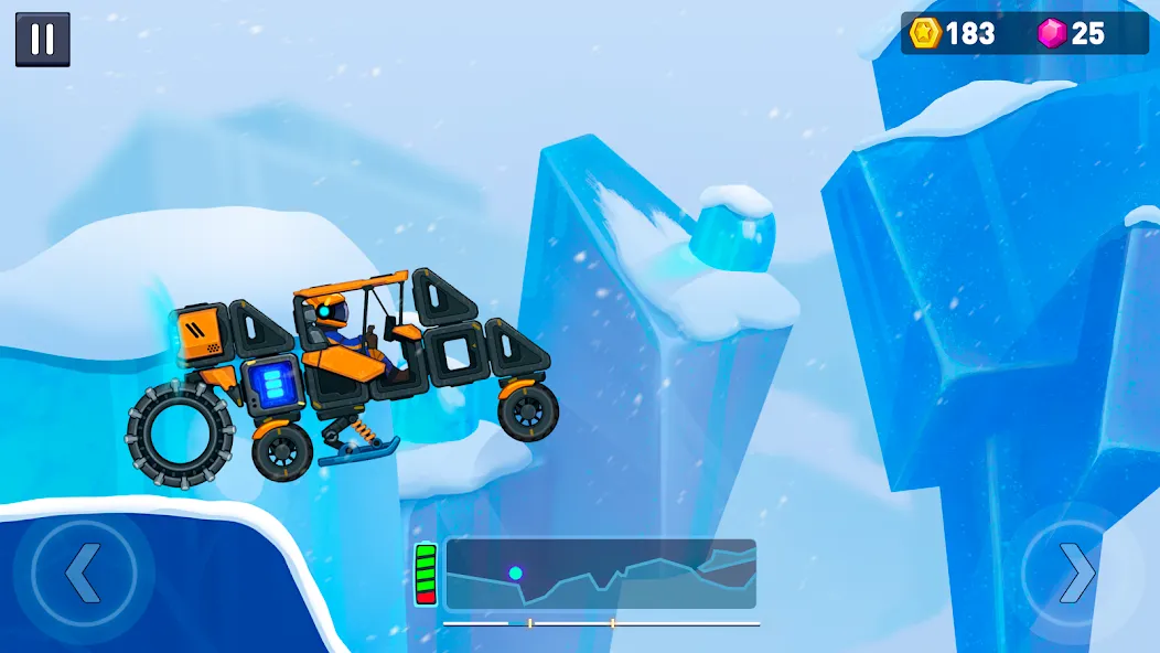 Rovercraft 2: Race a space car (Роверкрафт 2) [МОД Много денег] APK Android Screenshot 3