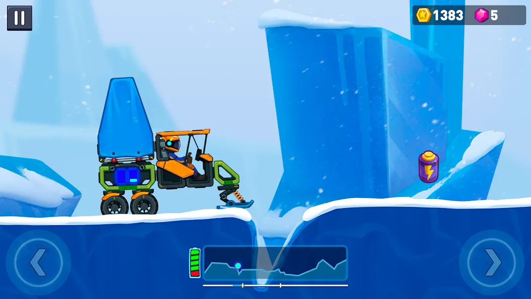 Rovercraft 2: Race a space car (Роверкрафт 2) [МОД Много денег] APK Android Screenshot 4