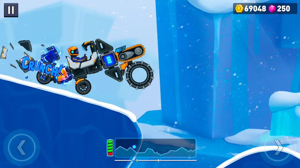 Rovercraft 2: Race a space car (Роверкрафт 2) [МОД Много денег] APK Android Screenshot 5