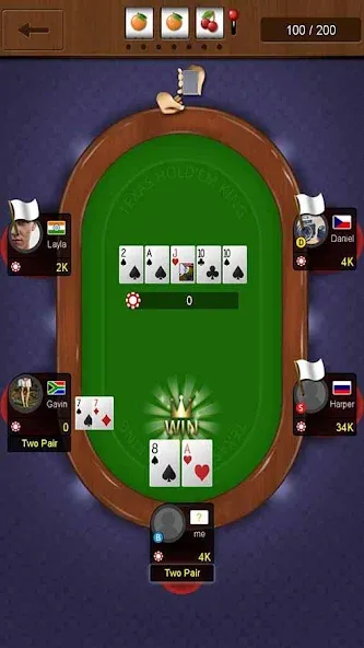 Texas holdem poker king [МОД Много денег] APK Android Screenshot 5