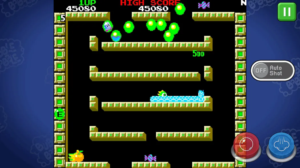 BUBBLE BOBBLE classic (БАБЛ БОББЛ классика) [МОД Меню] APK Android Screenshot 1