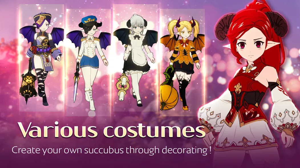 Succubus Idle [МОД Бесконечные монеты] APK Android Screenshot 5