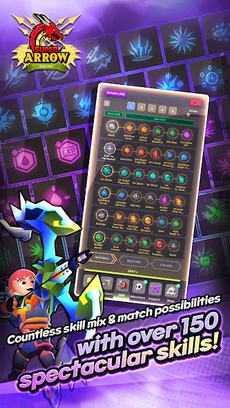Super Arrow AFK: Skill Combos (упер Эрроу Айдл) [МОД Меню] APK Android Screenshot 4